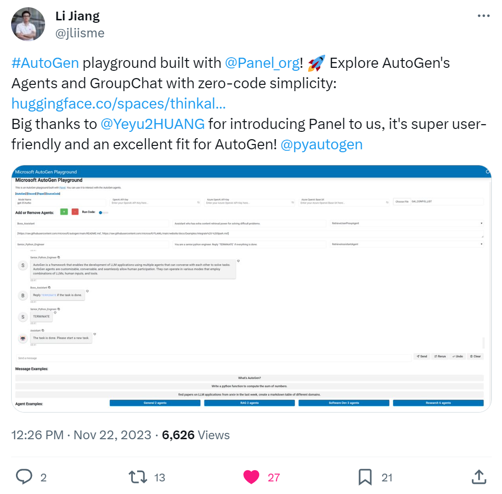Autogen Endorsement and App